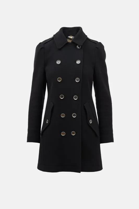 Brit Wool Coat made by Burberry