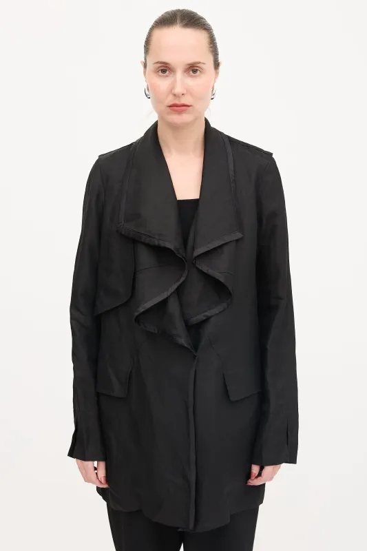 Linen Drape Coat made by Givenchy