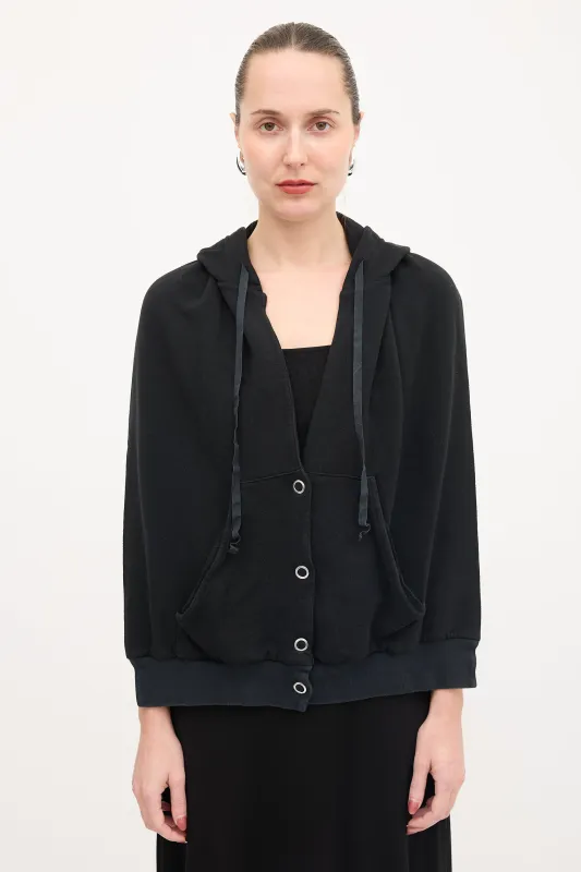 Backless Hooded Sweatshirt Vest made by Maison Margiela