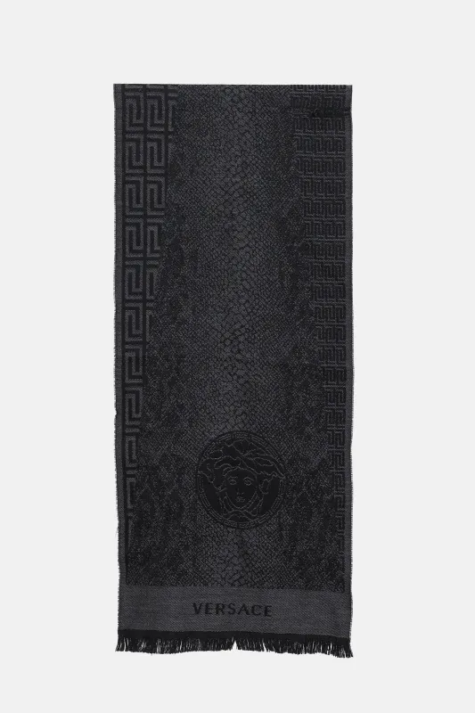 Medusa & Greca Scarf made by Versace