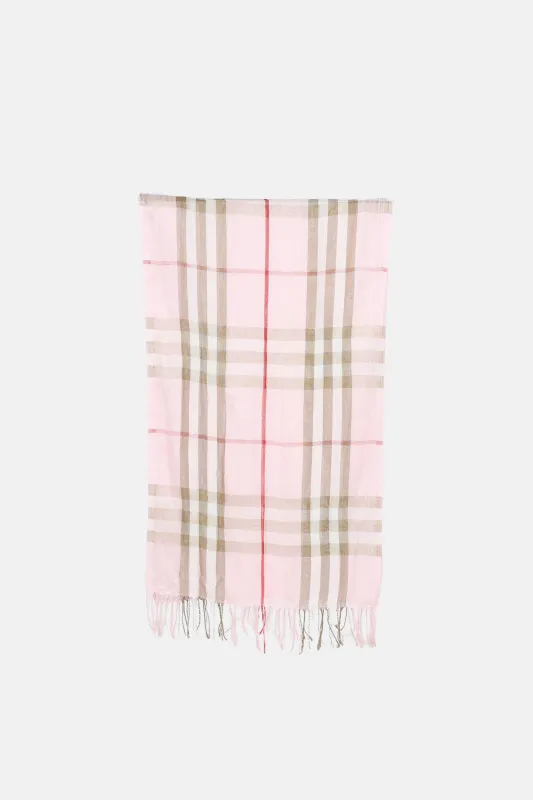 House Check Gauze Scarf made by Burberry