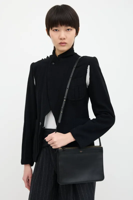 2012 Leather Medium Trio Bag made by Celine