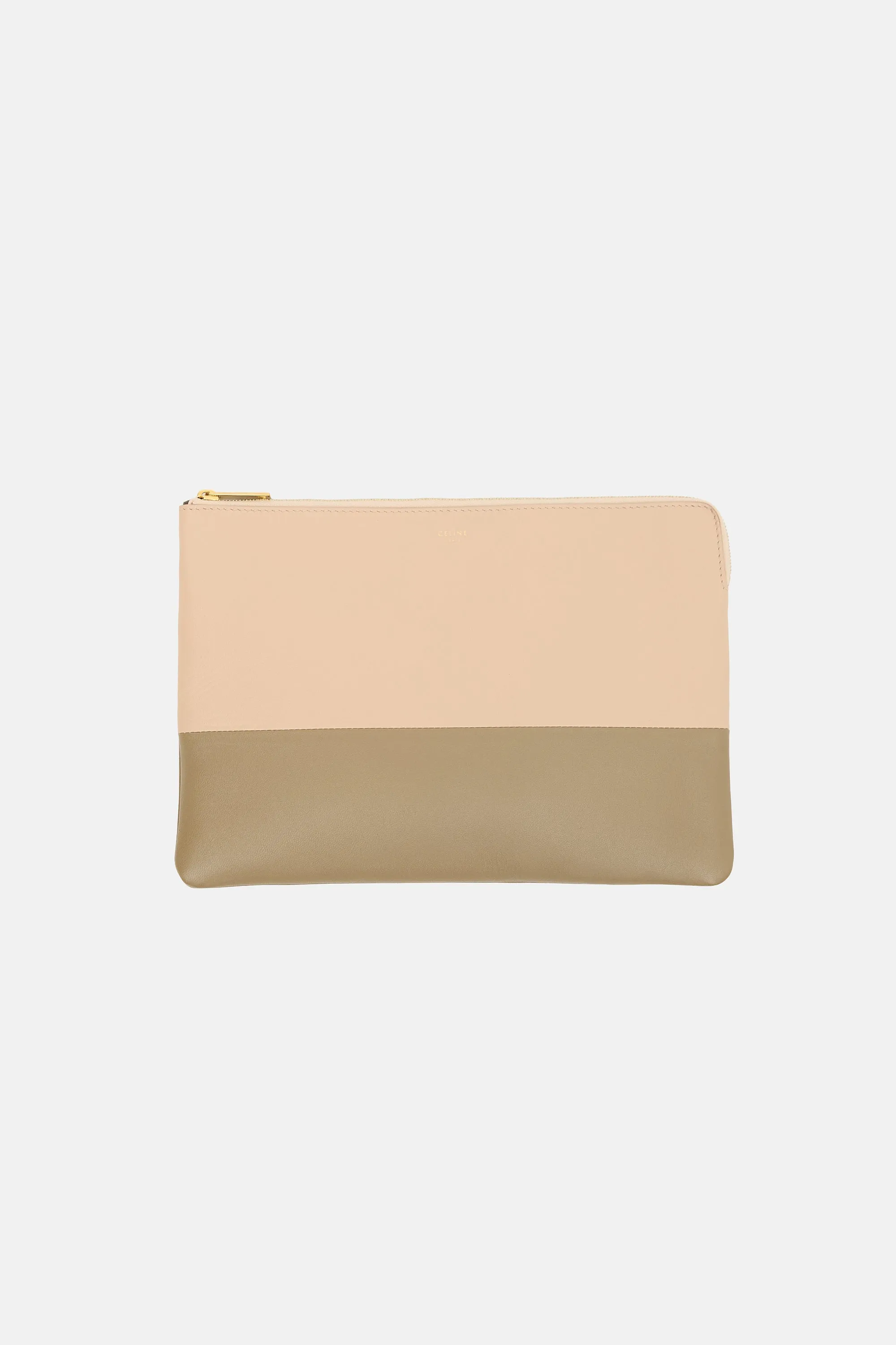 2012 Leather Two Tone Clutch Bag sold by VSP Consignment product image thumbnail 2
