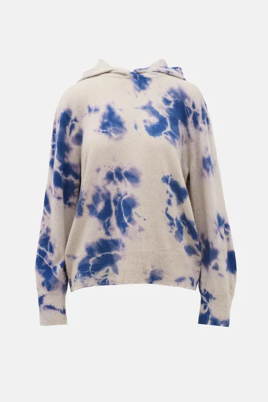 Cashmere Tie Dye Hoodie made by Raquel Allegra