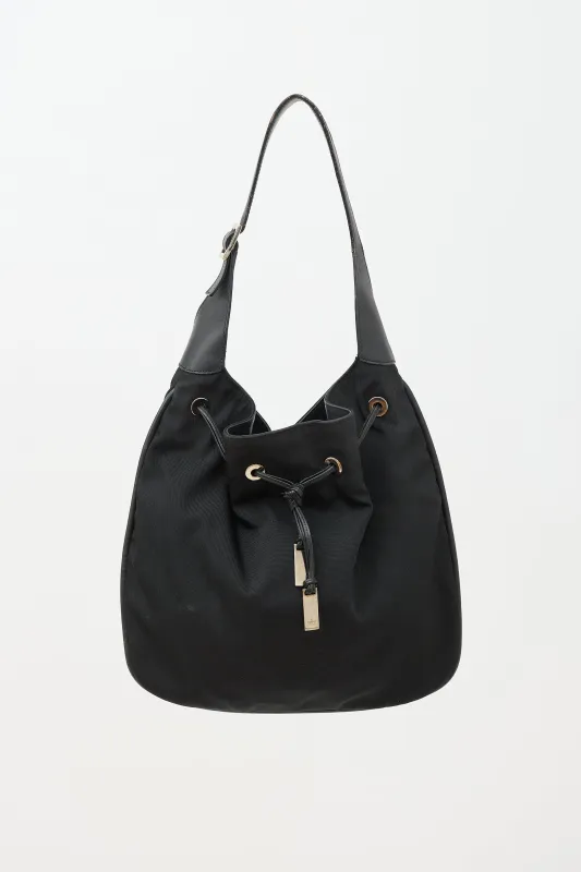 Nylon Drawstring Jackie Shoulder Bag made by Gucci