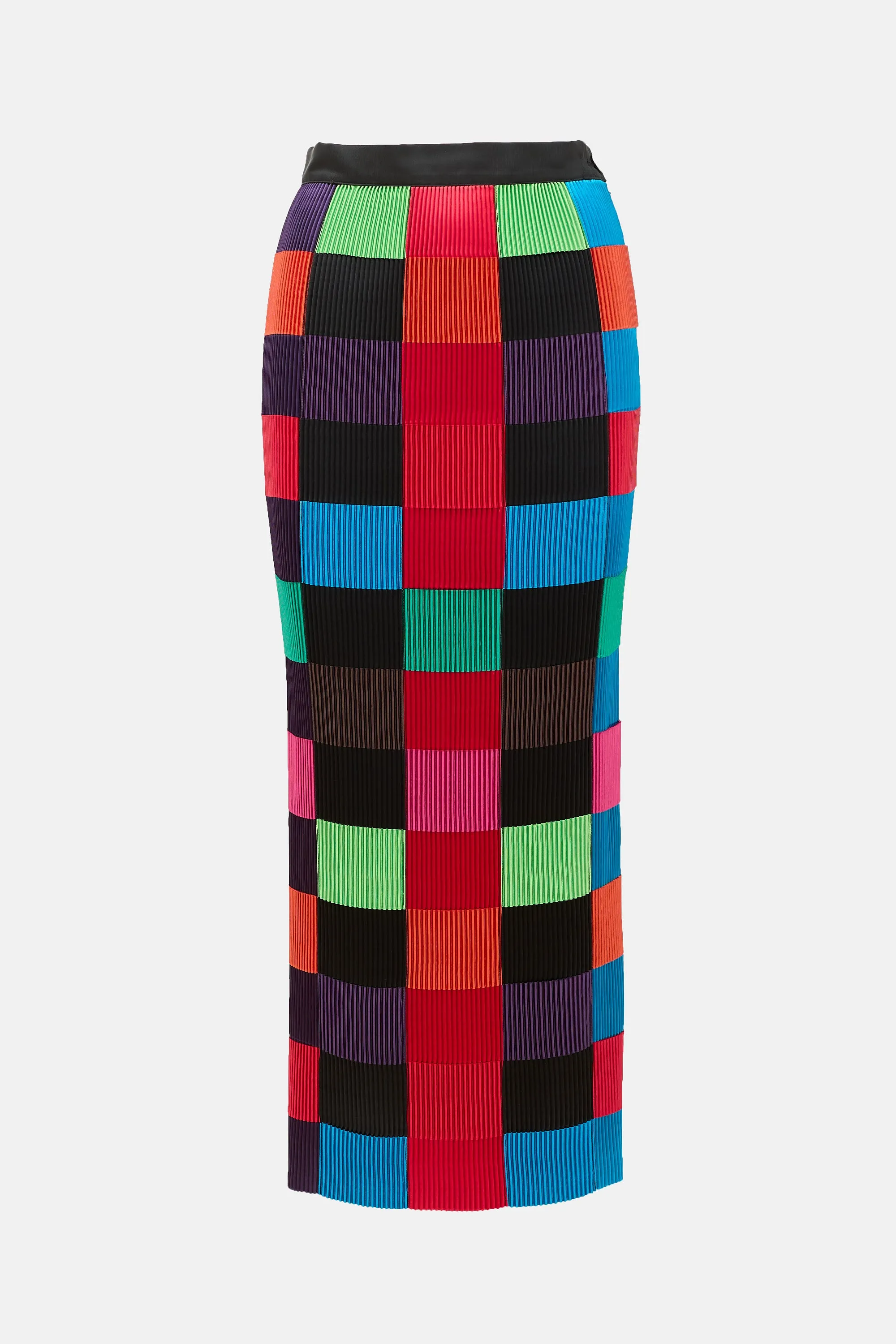 FW 1996 Pleated Woven Ribbon Skirt sold by VSP Consignment