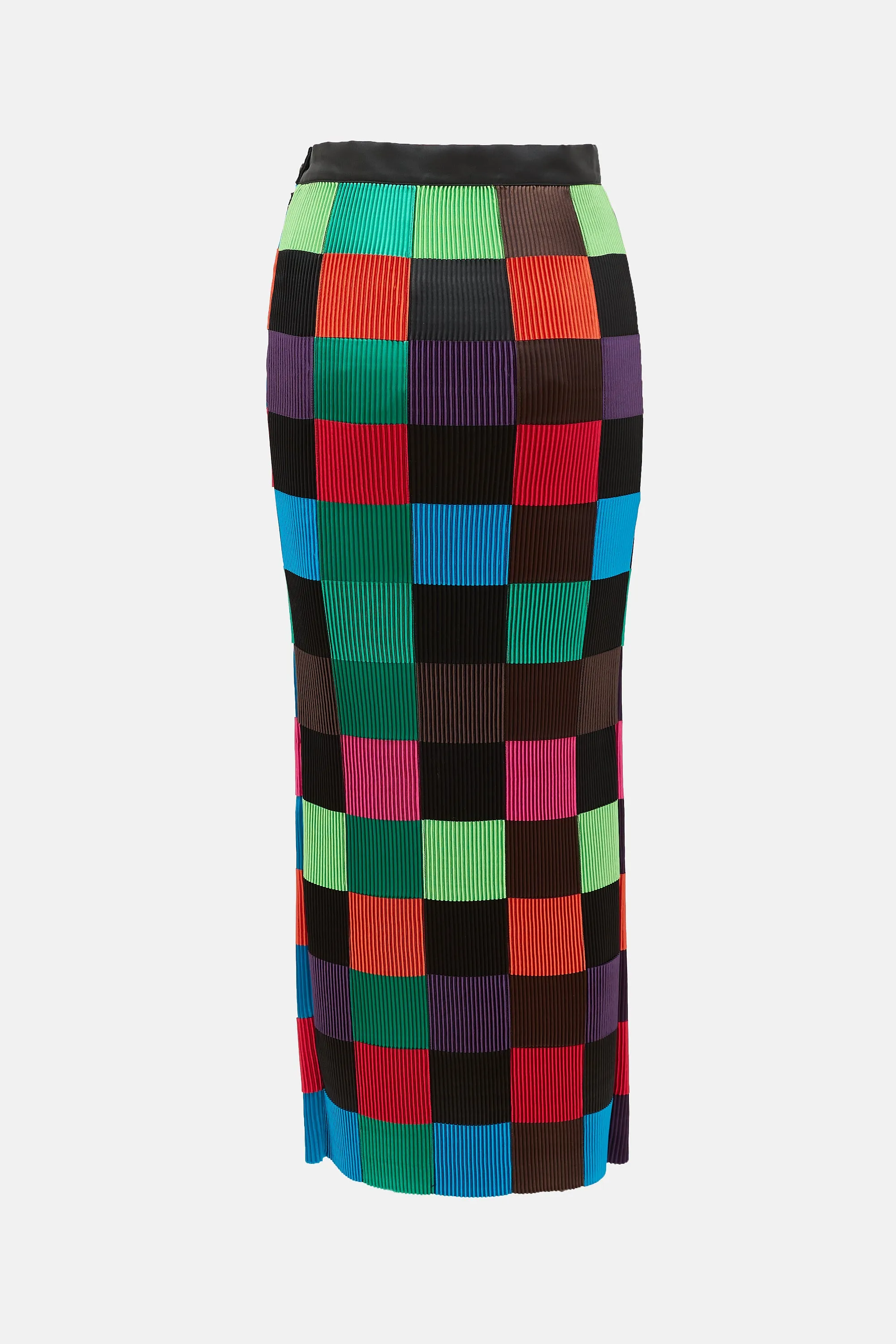FW 1996 Pleated Woven Ribbon Skirt sold by VSP Consignment product image thumbnail 2