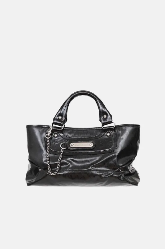 Patent Boogie Bag made by Celine