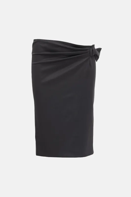 2010 Wool Bow Skirt made by Gucci