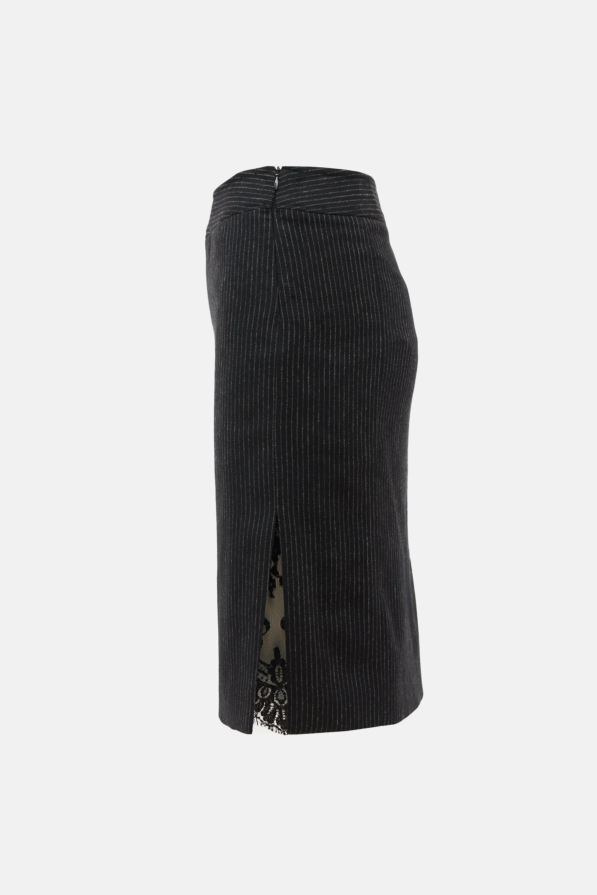 Roma Wool Pinstripe Suit sold by VSP Consignment product image thumbnail 4