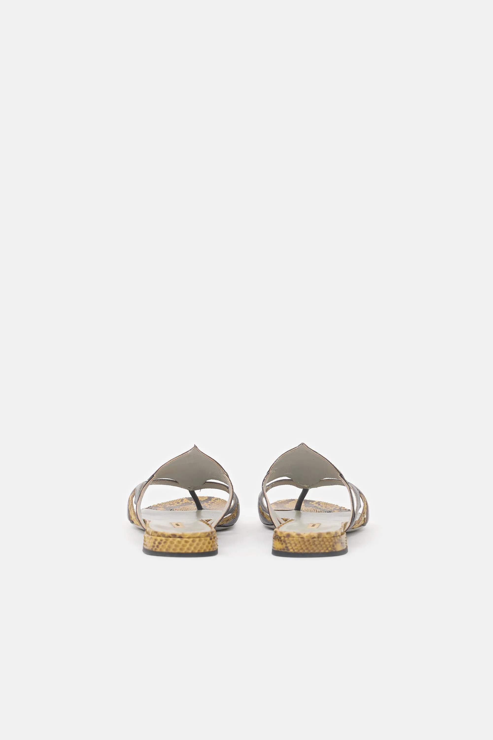 SS 2008 Leather & Suede Sandal sold by VSP Consignment product image thumbnail 3