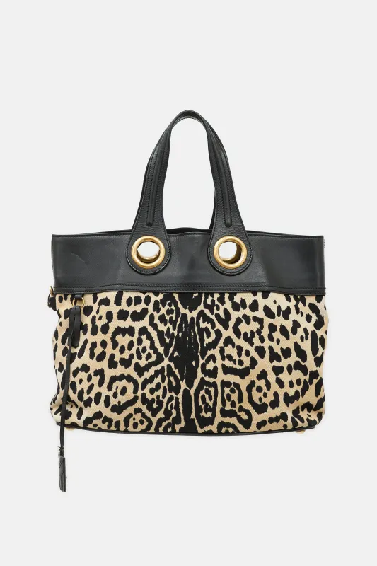 C. 2008 Canvas Sac Palma Bag made by Yves Saint Laurent