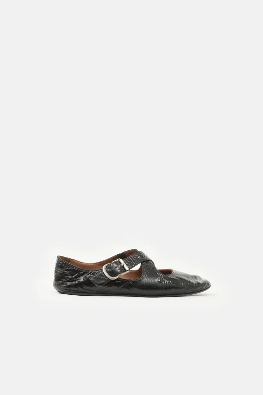 Patent Criss Cross Flat made by Alaia
