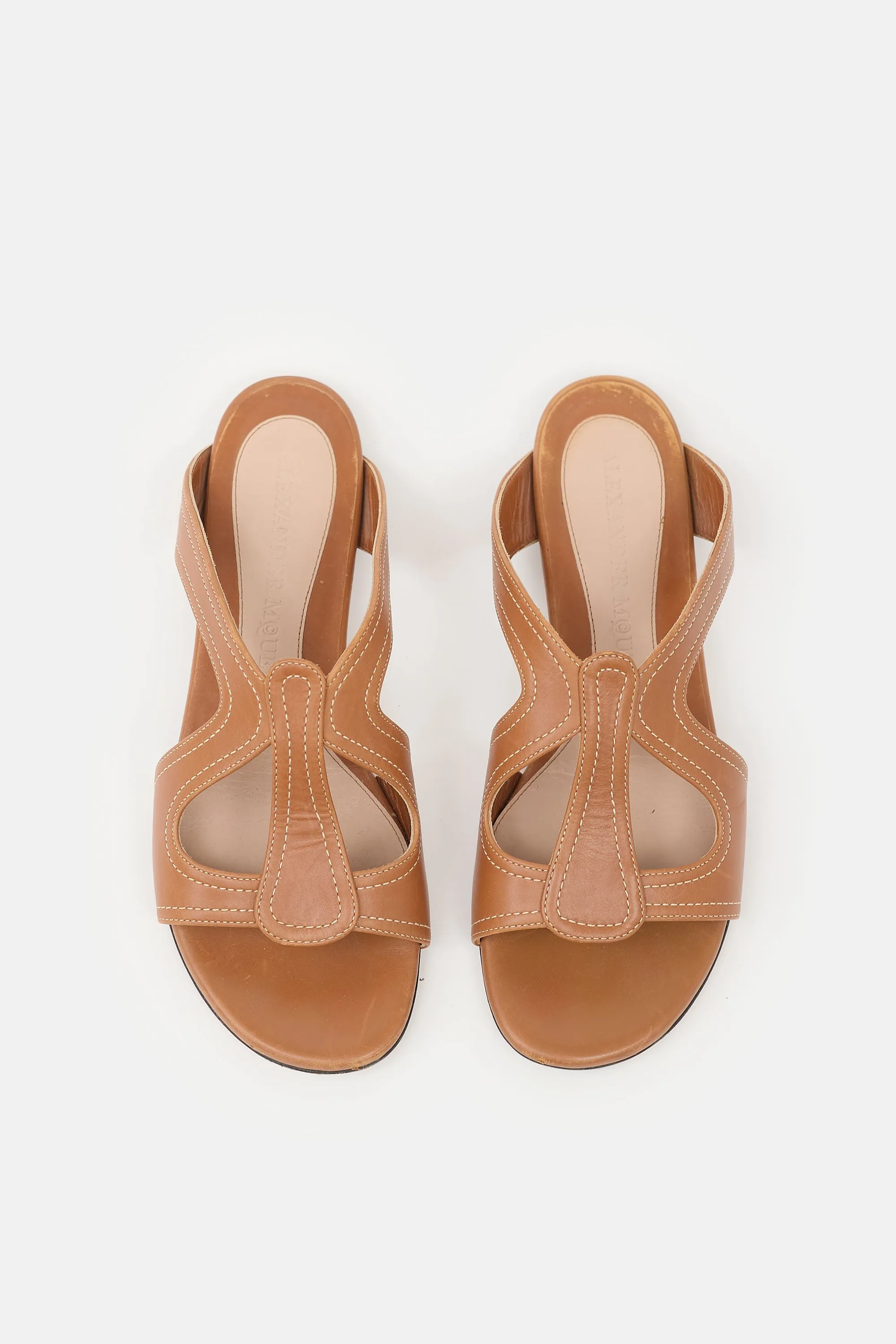 Leather Cutout Sandal sold by VSP Consignment product image thumbnail 2