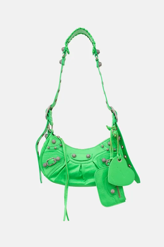 Leather XS Le Cagole Bag made by Balenciaga