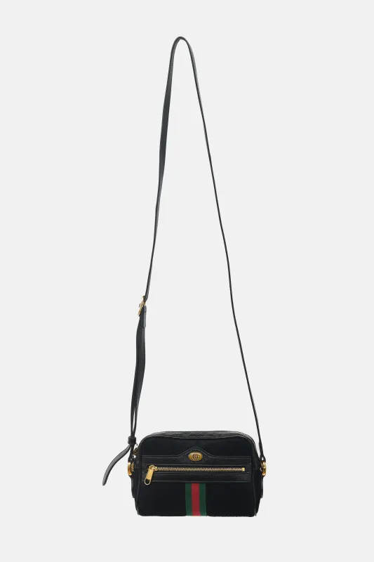 Suede & Patent GG Web Bag made by Gucci
