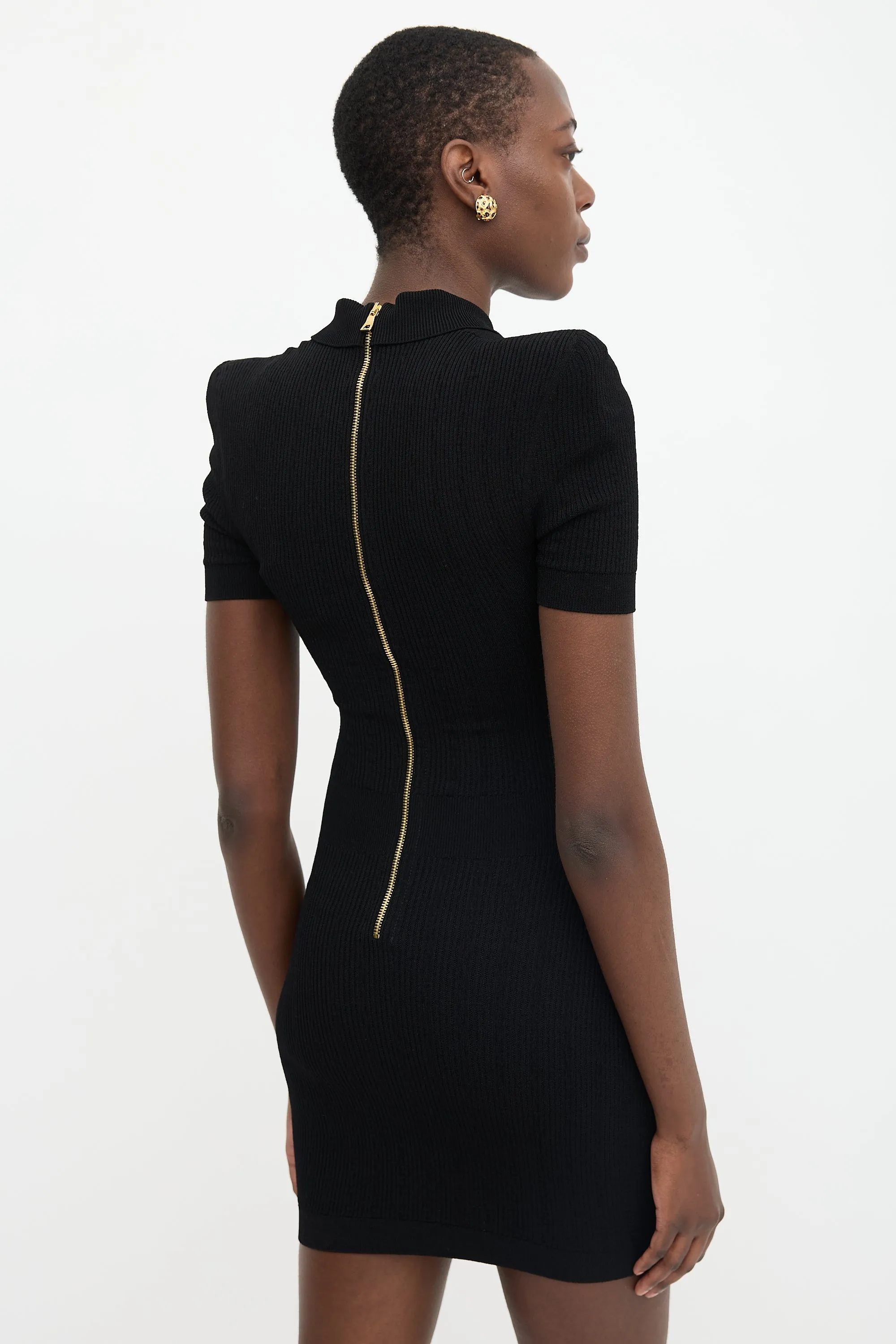 Ribbed Knit Polo Dress sold by VSP Consignment product image thumbnail 4