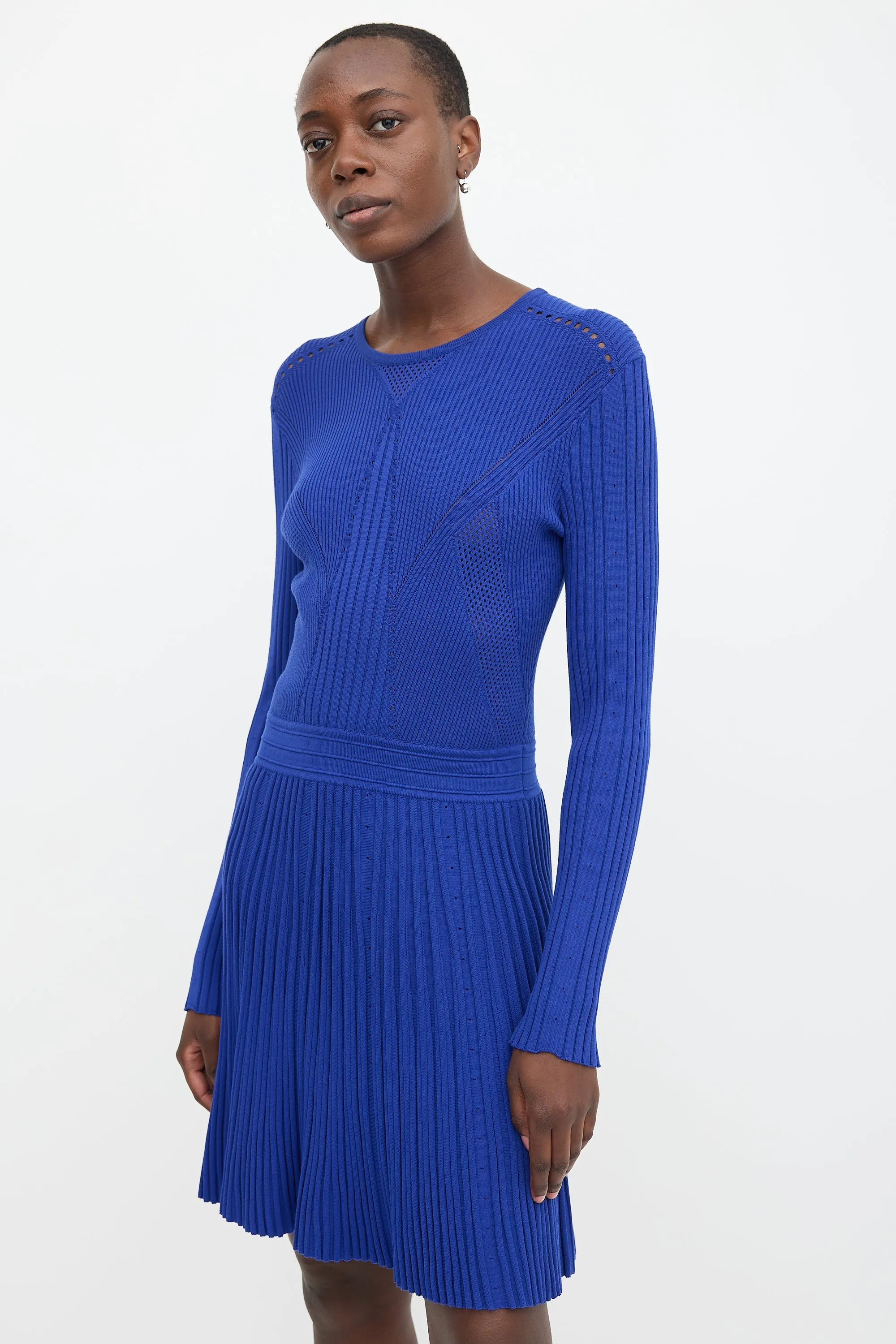 Ribbed Knit Flare Dress sold by VSP Consignment product image thumbnail 3