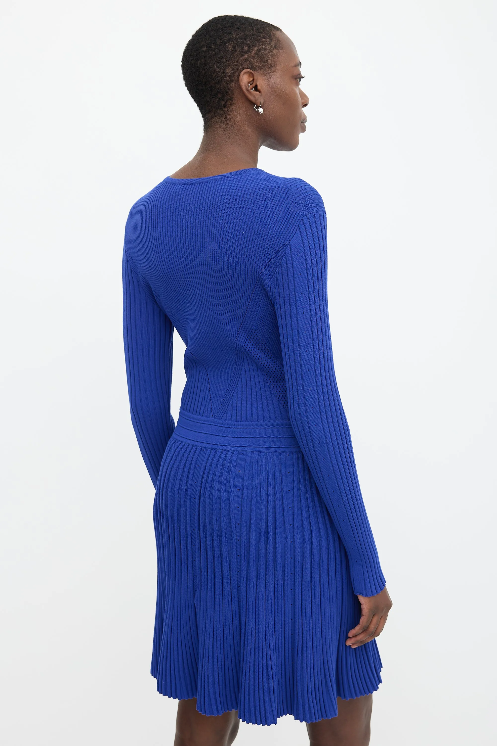 Ribbed Knit Flare Dress sold by VSP Consignment product image thumbnail 4