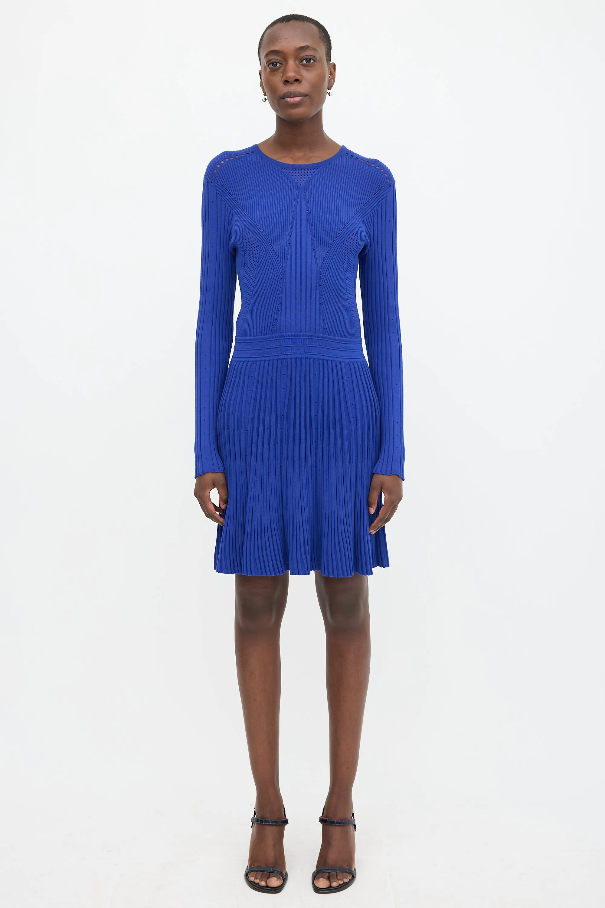 Ribbed Knit Flare Dress sold by VSP Consignment product image thumbnail 2