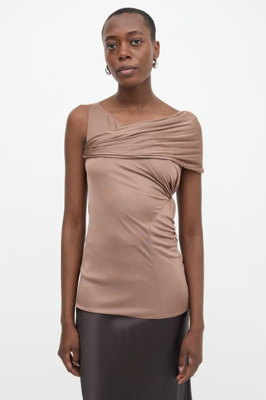 Lilies Jersey Sahara Top made by Rick Owens