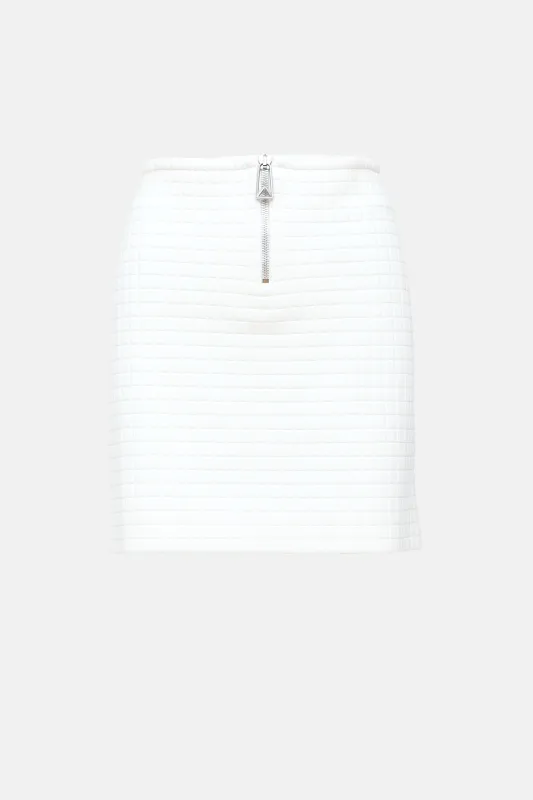 Quilted Matelasse Skirt made by Bottega Veneta