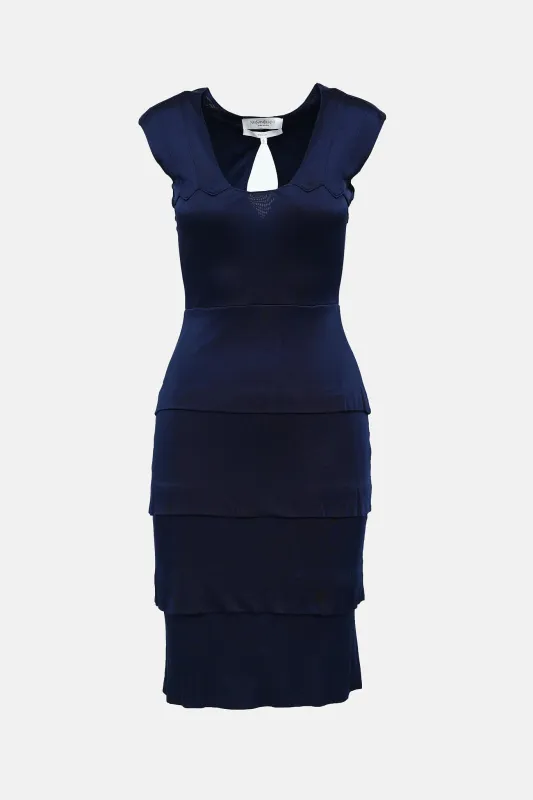 Tiered Sleeveless Dress made by Yves Saint Laurent