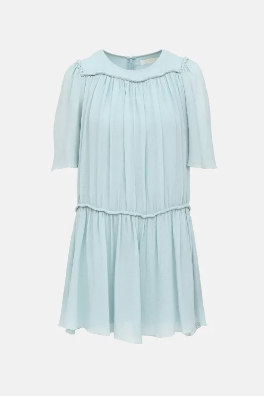 Silk Pleated Dress made by Chloe