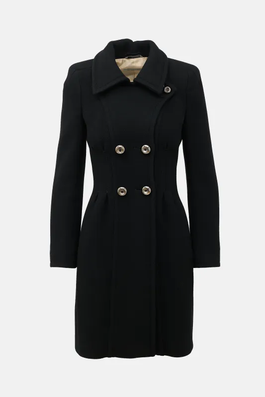 Wool Double Breasted Coat made by Sportmax