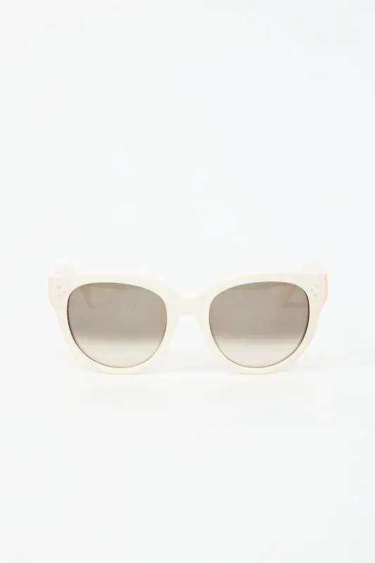 CL41755 Gradient Round Sunglasses made by Celine