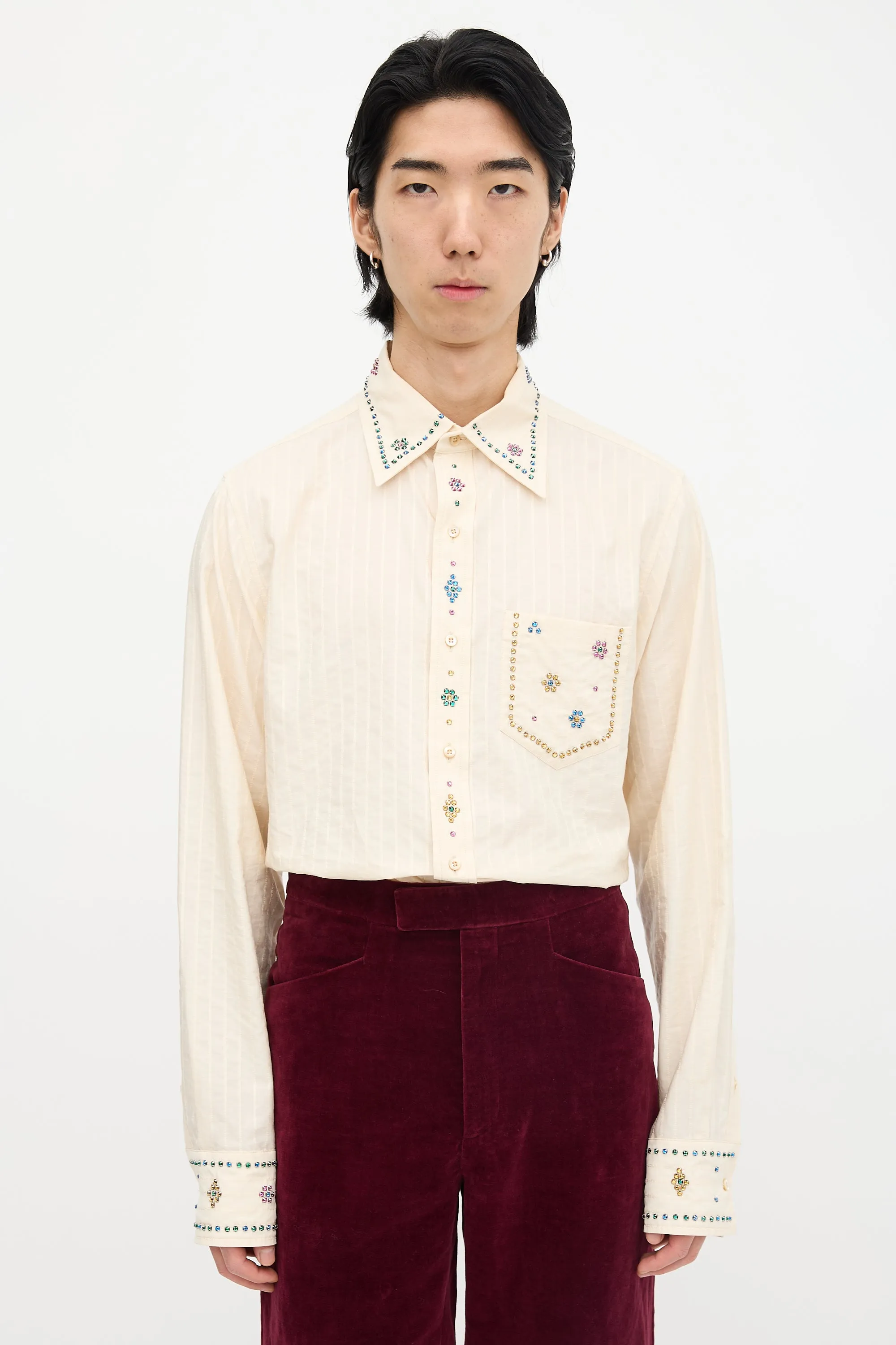 FW 2020 Embellished Shirt sold by VSP Consignment
