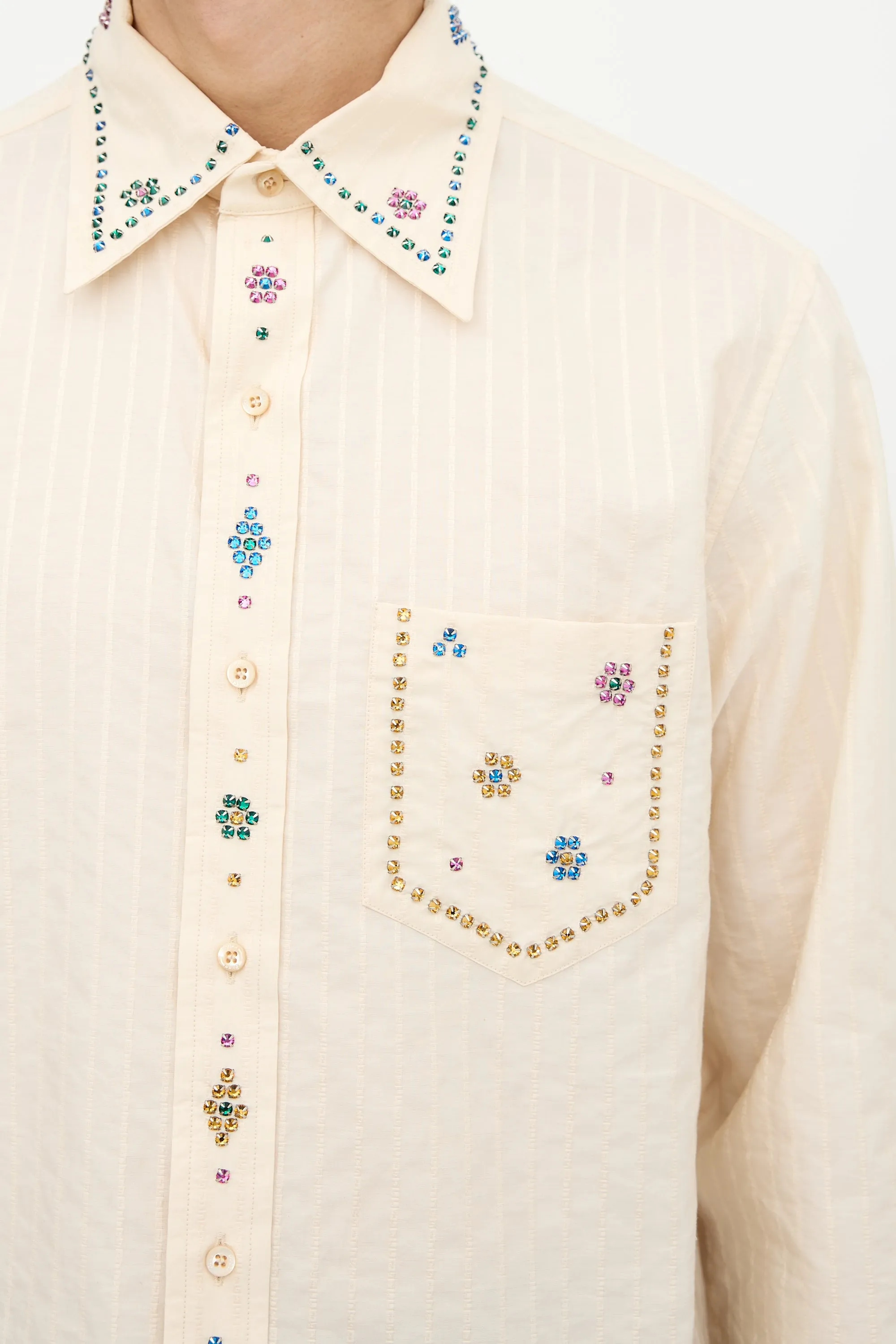 FW 2020 Embellished Shirt sold by VSP Consignment product image thumbnail 2