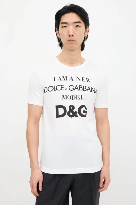 Quote T-Shirt made by Dolce & Gabanna