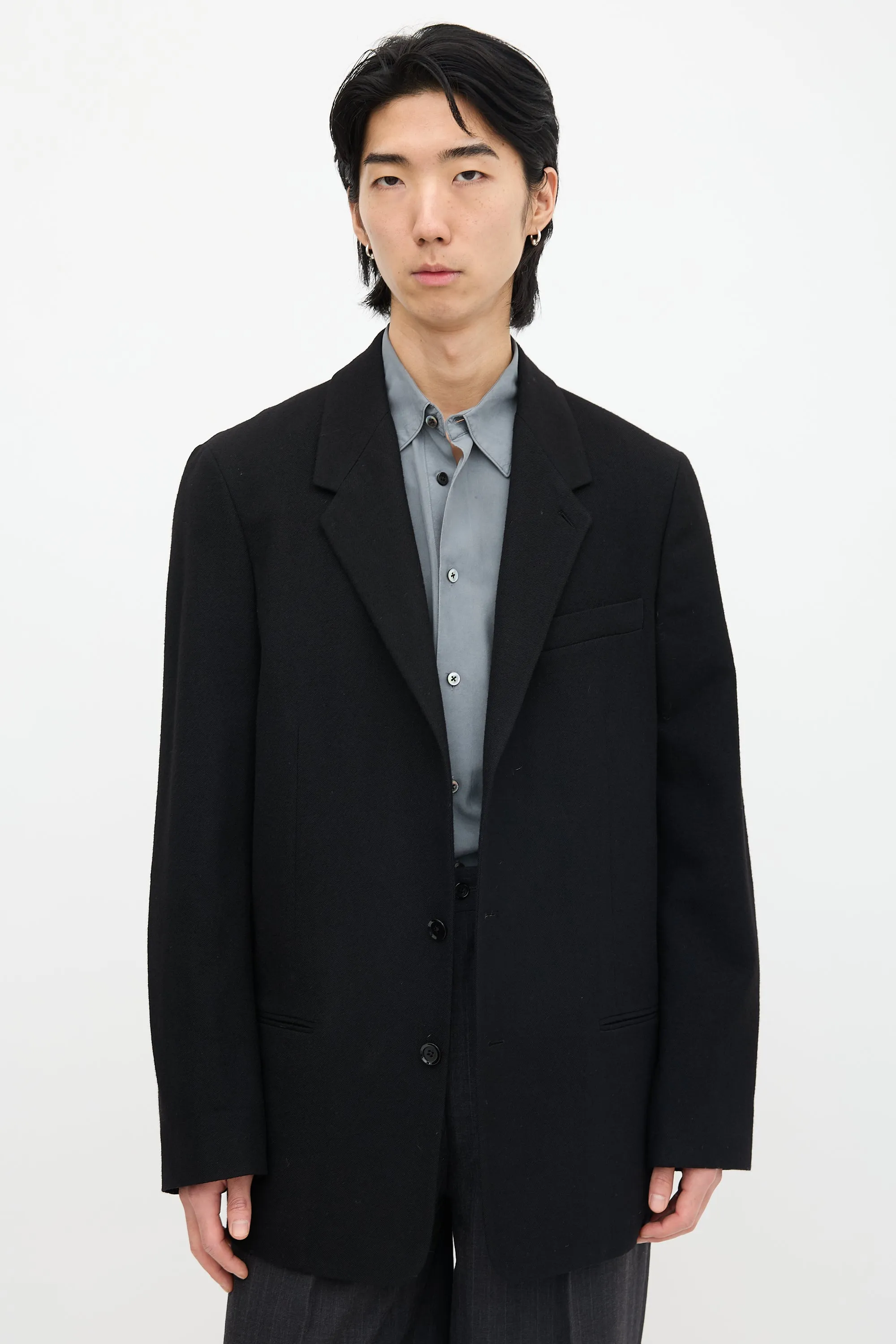 Notched Lapel Blazer sold by VSP Consignment product image thumbnail 5