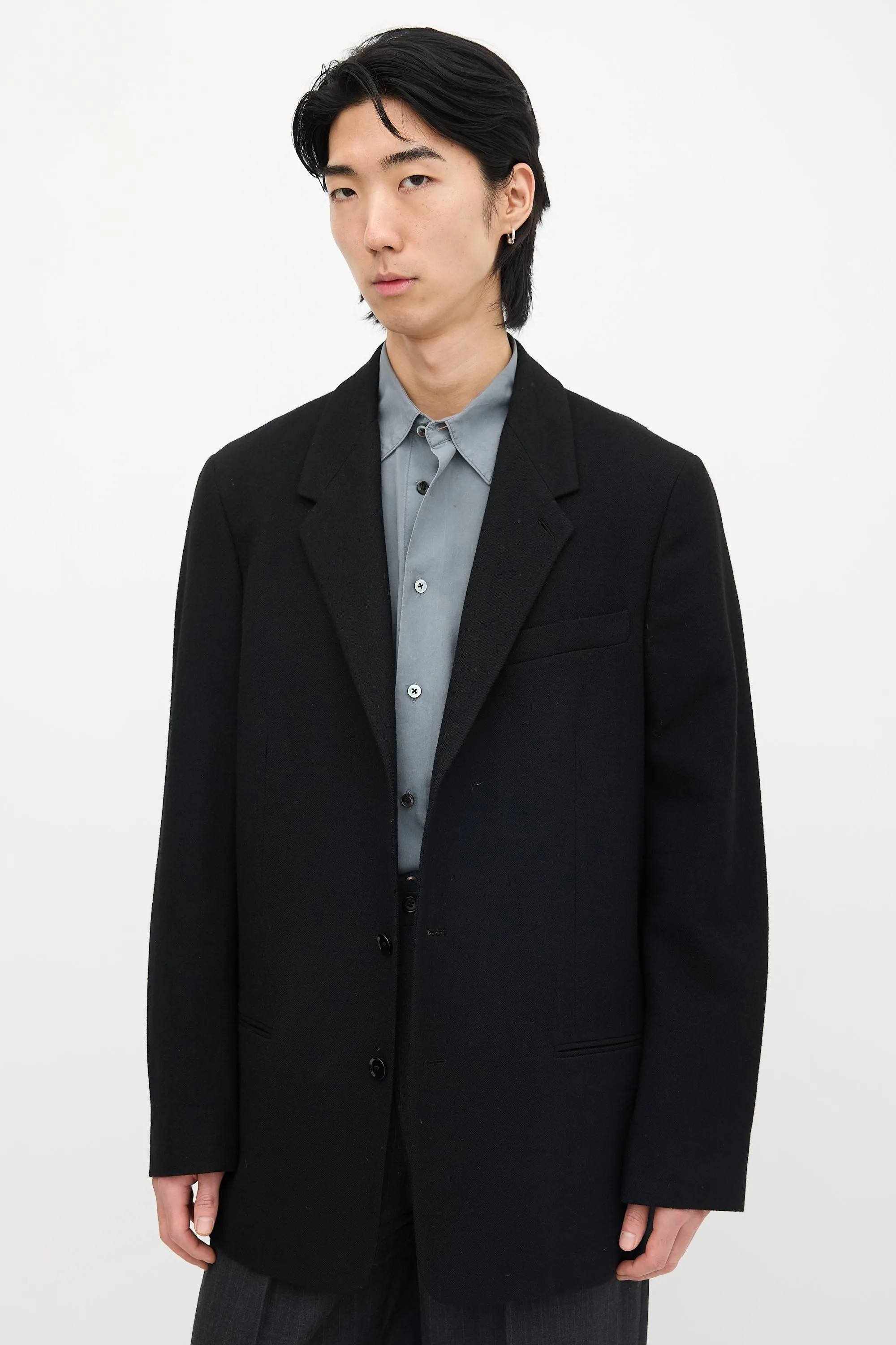 Notched Lapel Blazer sold by VSP Consignment product image thumbnail 3
