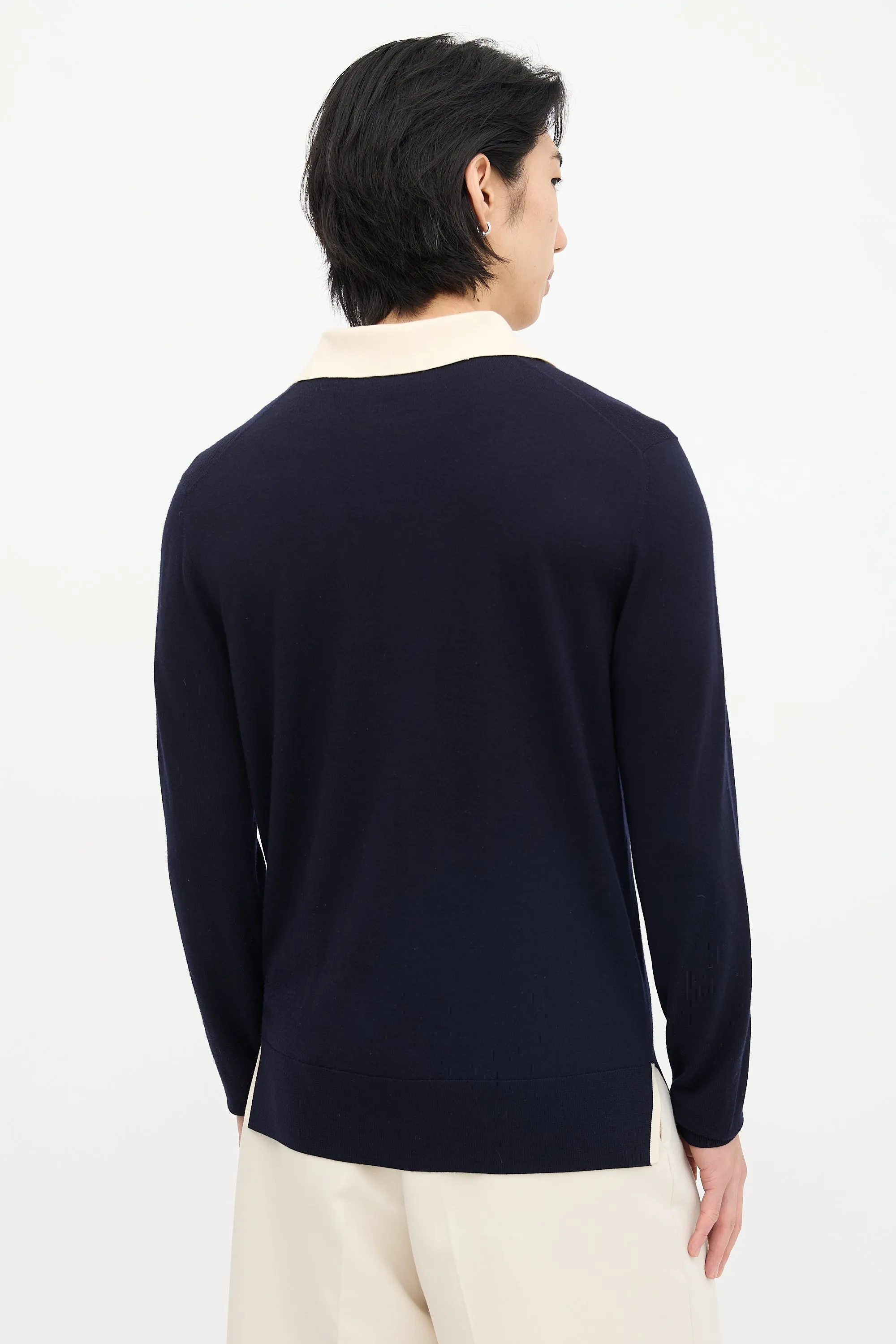 Wool Polo Sweater sold by VSP Consignment product image thumbnail 4