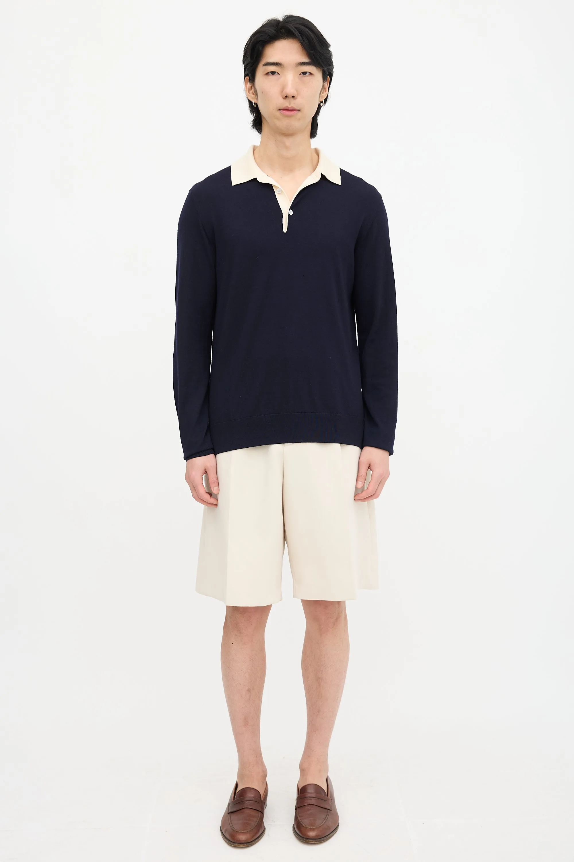 Wool Polo Sweater sold by VSP Consignment product image thumbnail 2