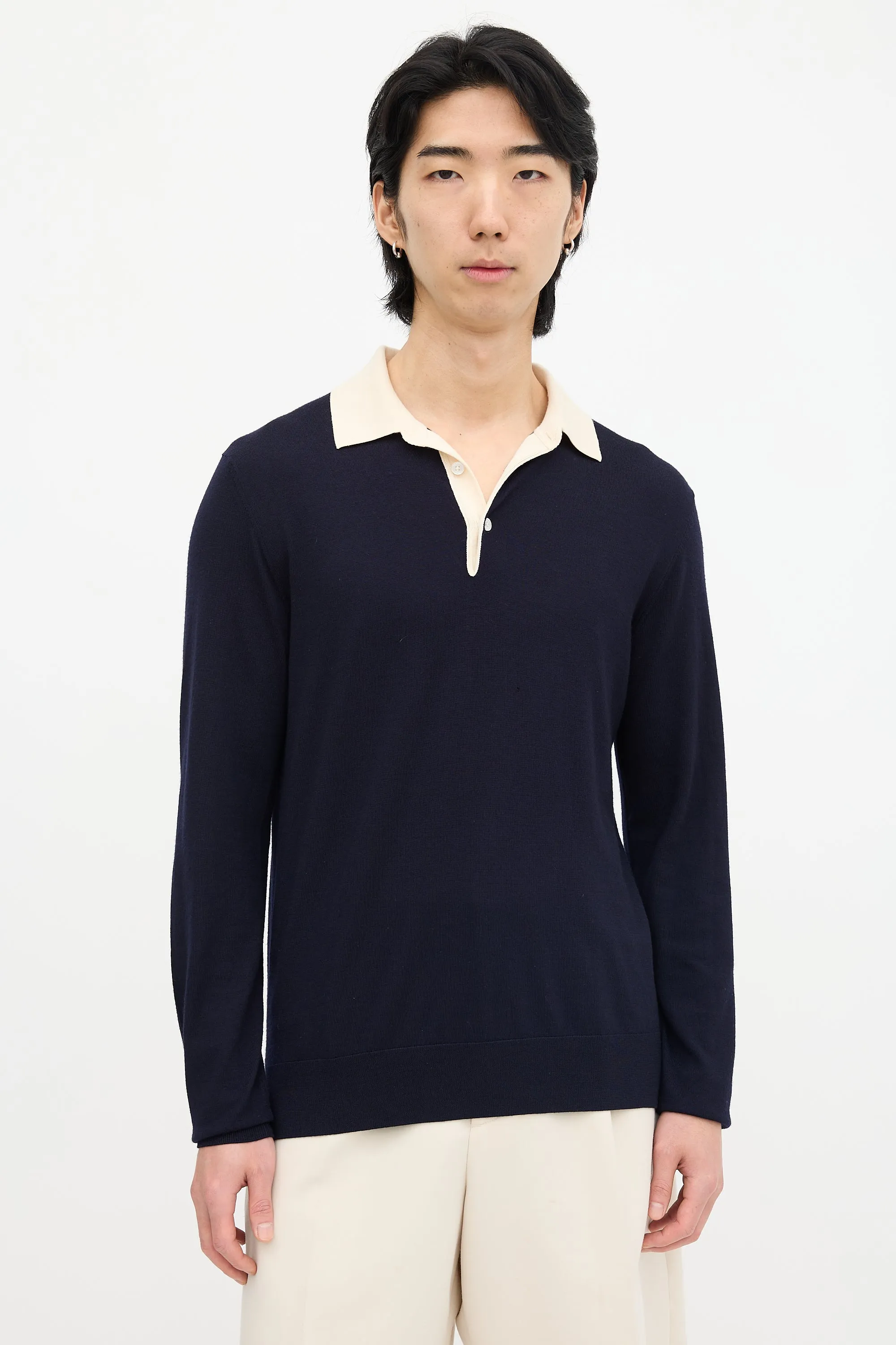 Wool Polo Sweater sold by VSP Consignment