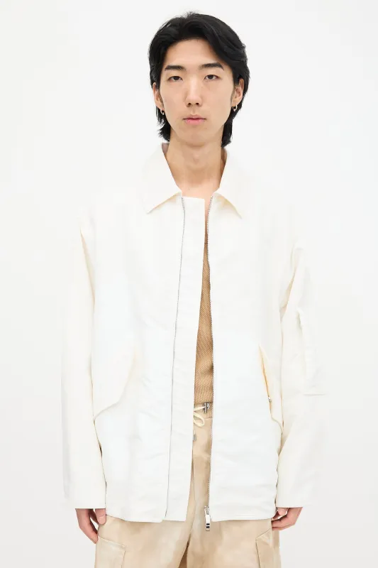 Nylon Blouson Jacket made by Valentino
