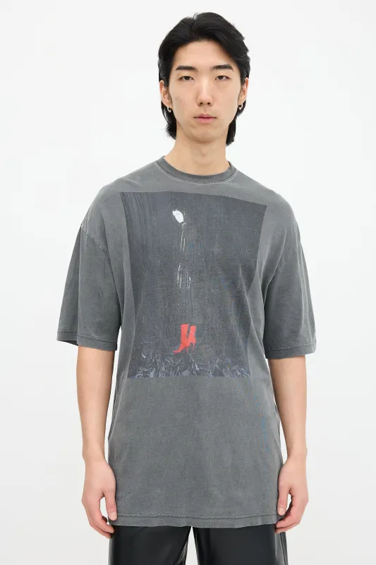 2017 Faded Graphic T-Shirt made by Balenciaga