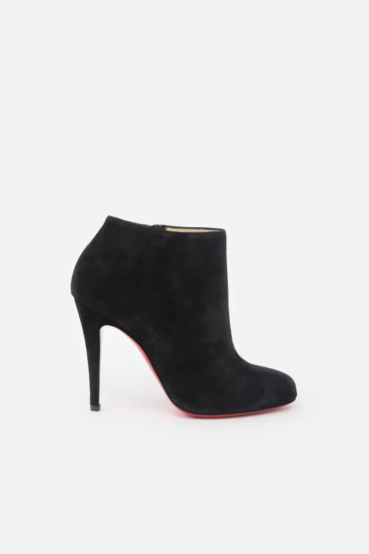 Suede Belle Ankle Boot made by Christian Louboutin