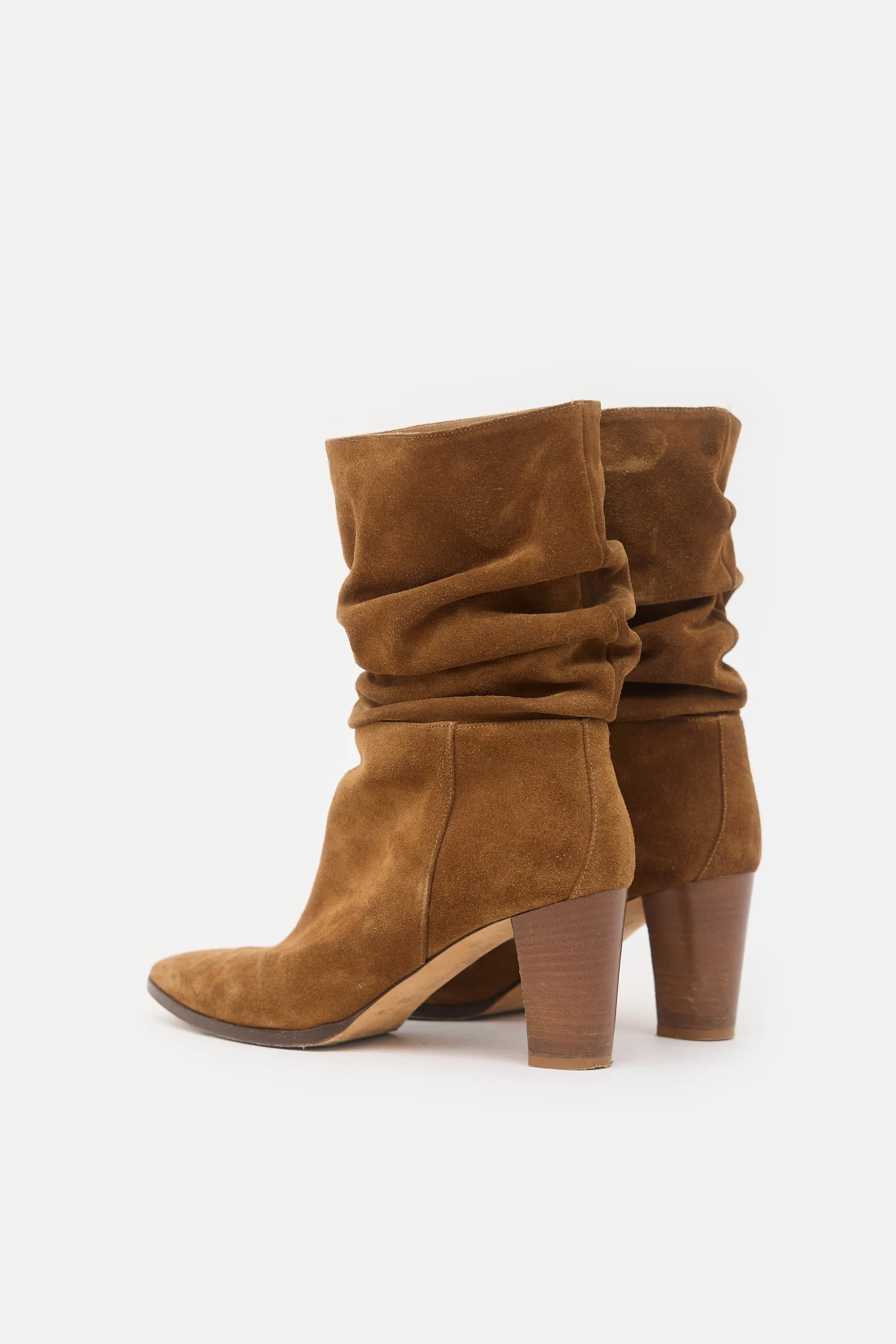 Suede Calasso Slouch Boot sold by VSP Consignment product image thumbnail 4