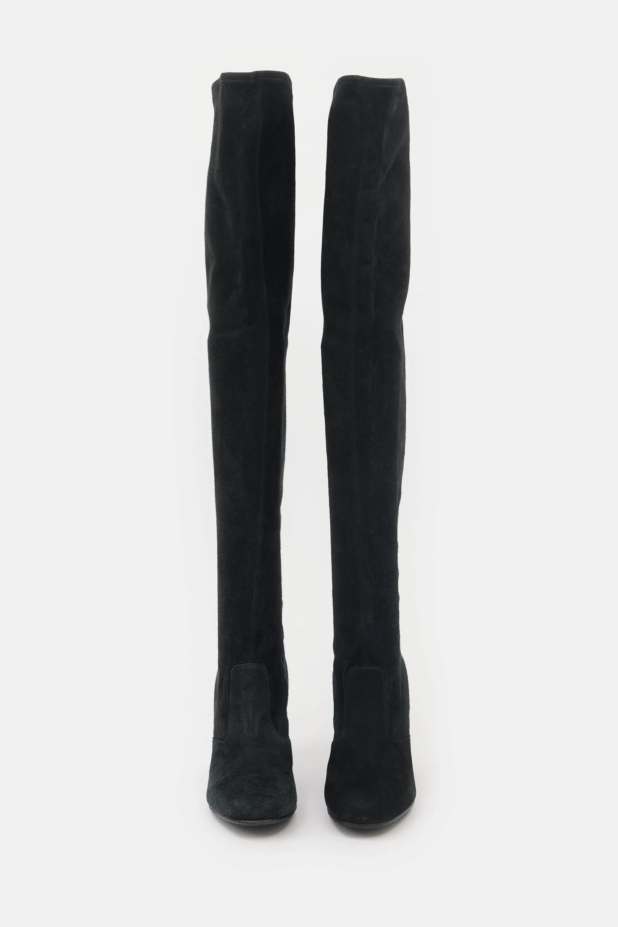 Suede Thigh Boot sold by VSP Consignment product image thumbnail 3