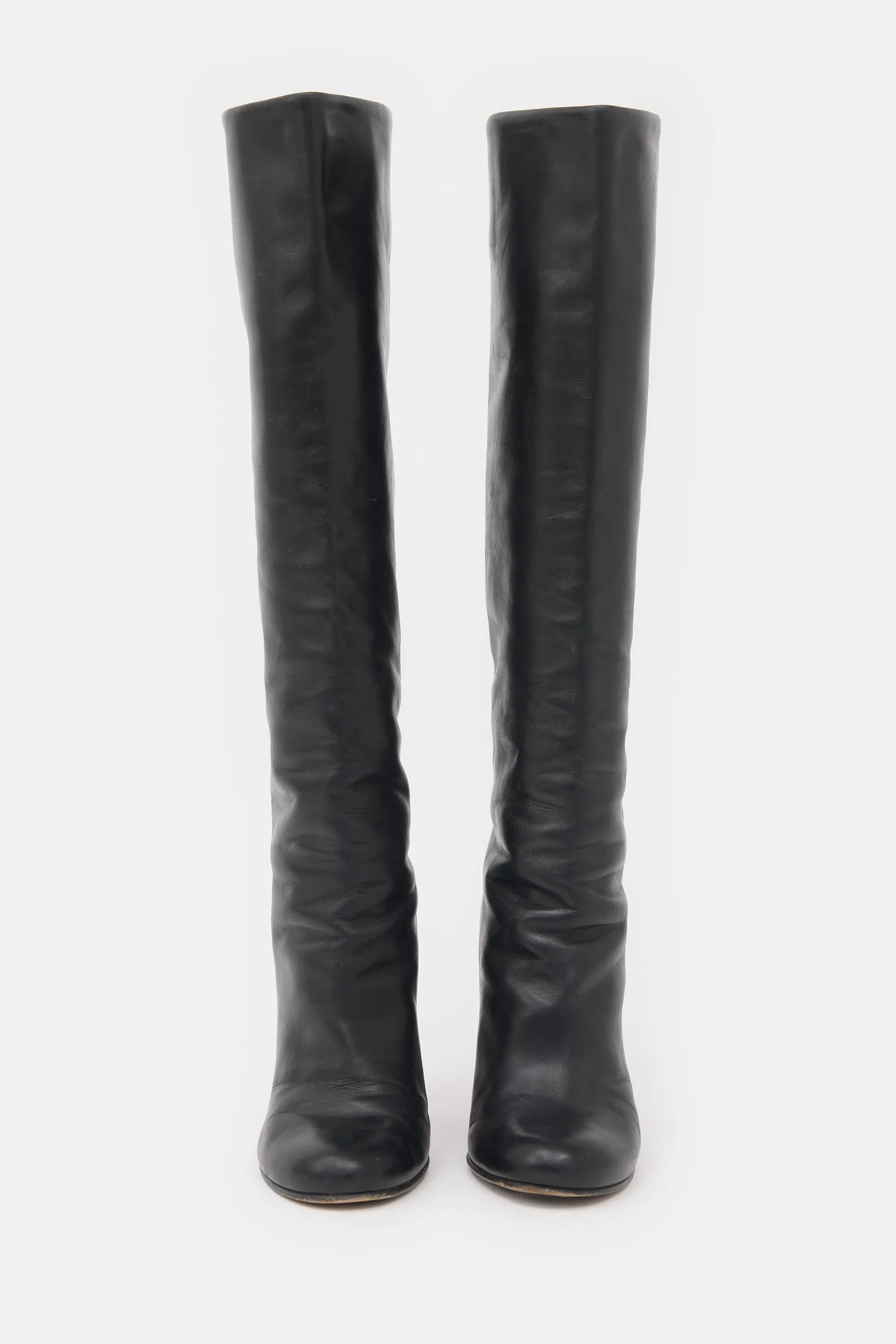 Leather Knee Boot sold by VSP Consignment product image thumbnail 3