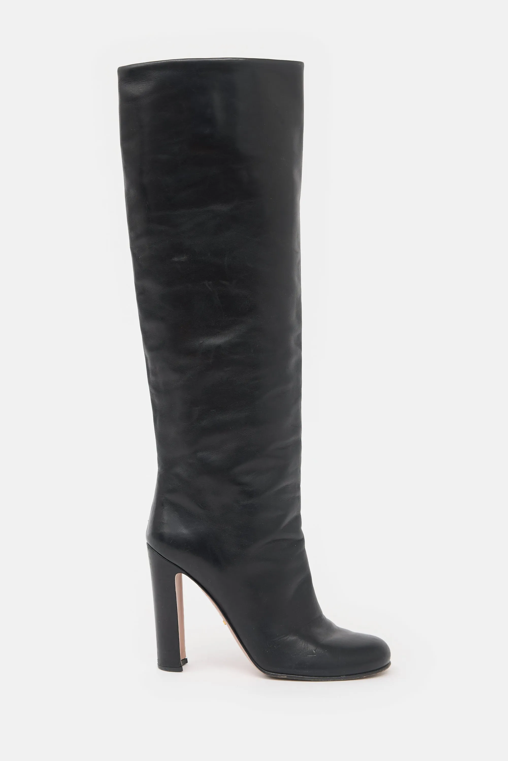 Leather Knee Boot sold by VSP Consignment