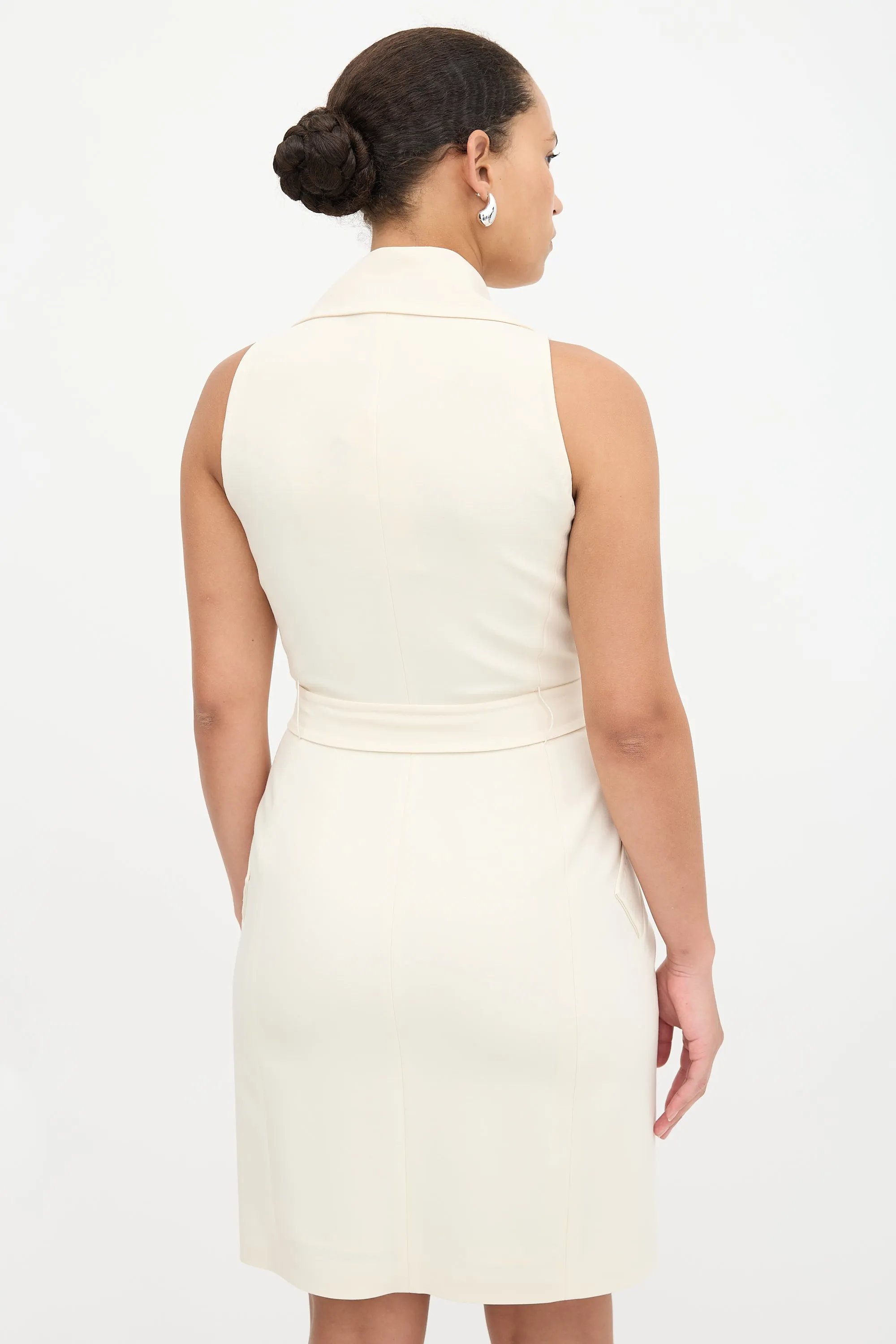 Wool Veranda Trench Dress sold by VSP Consignment product image thumbnail 4