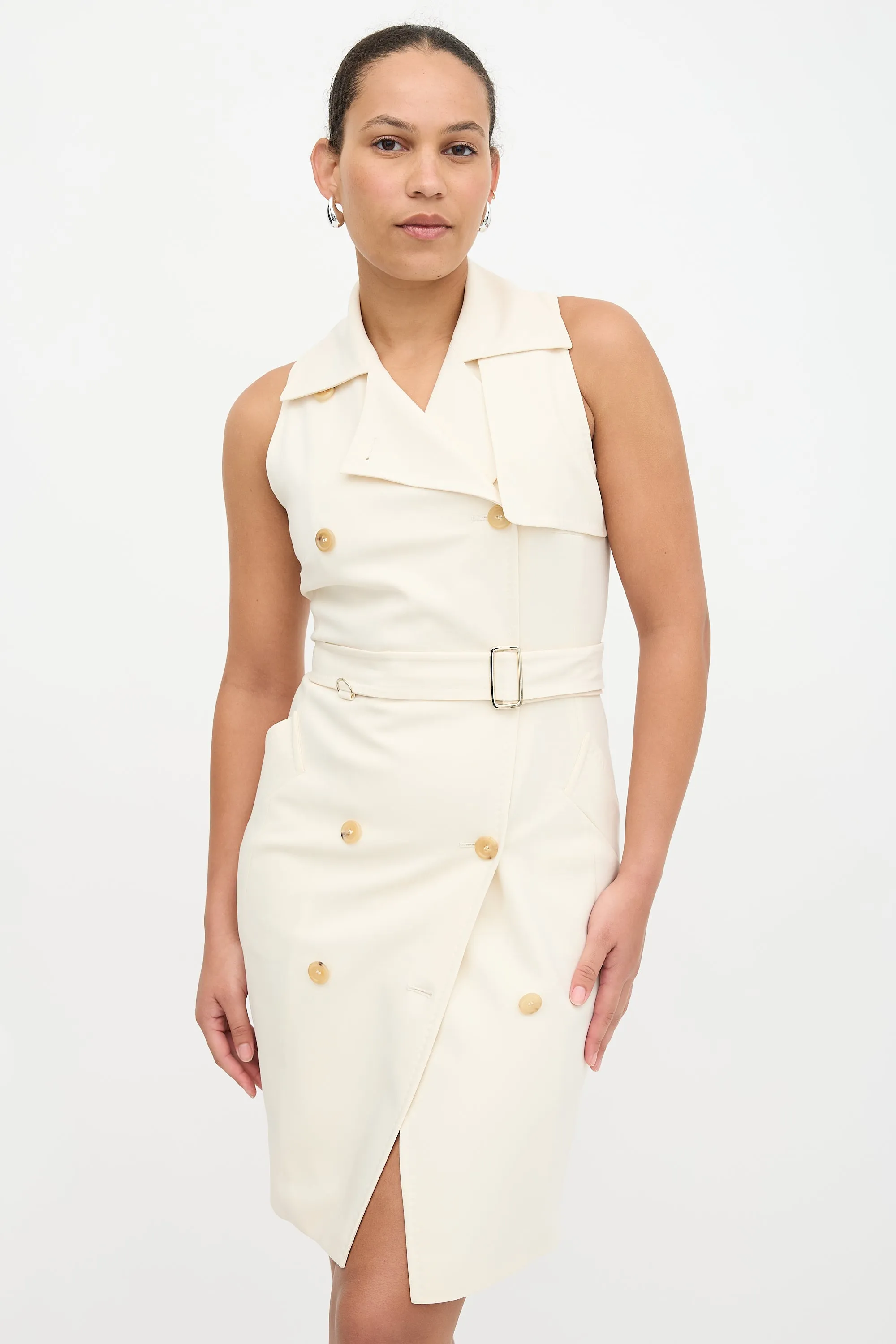 Wool Veranda Trench Dress sold by VSP Consignment