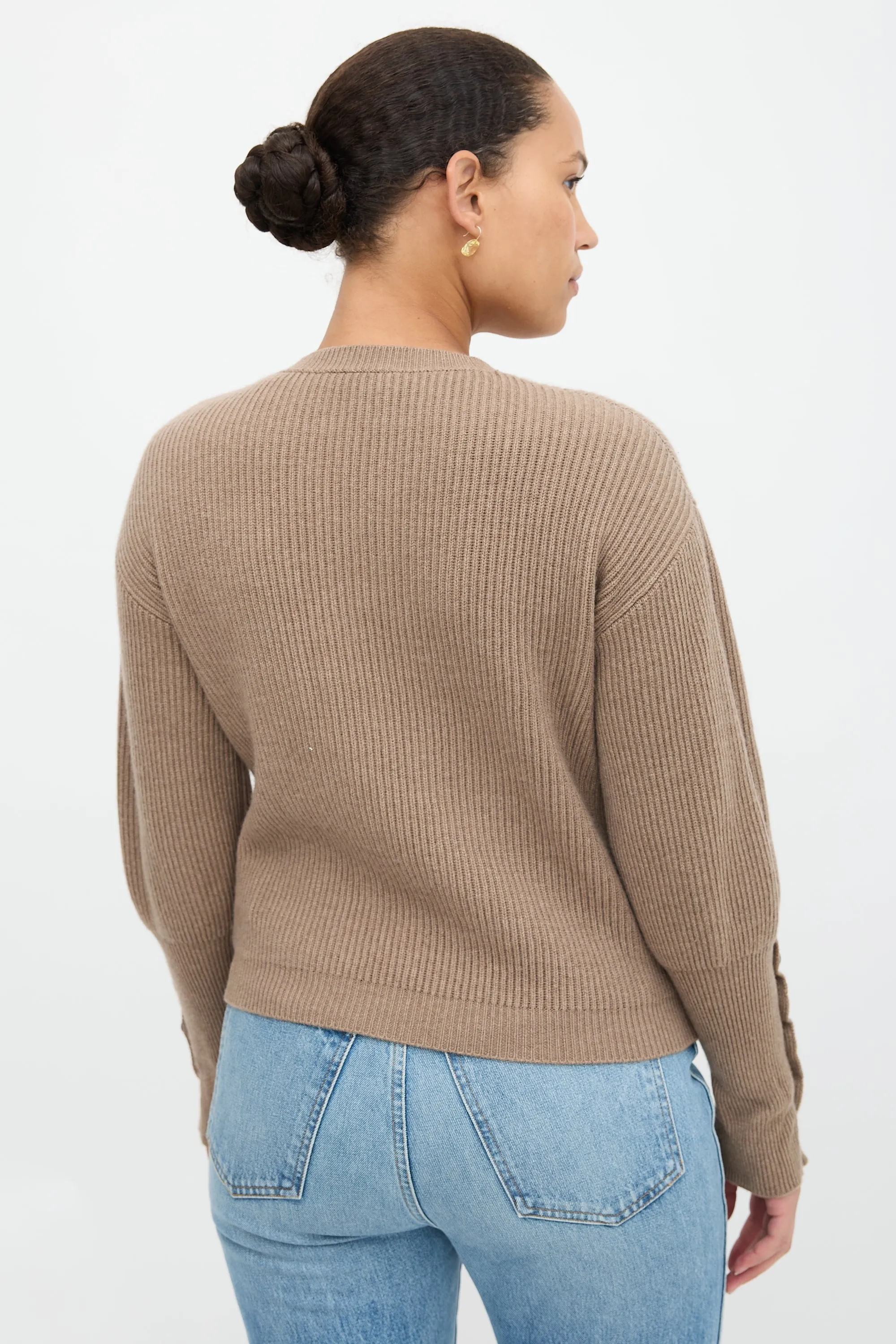 Rib Knit Cashmere Sweater sold by VSP Consignment product image thumbnail 3