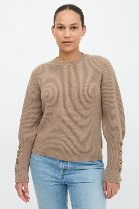 Rib Knit Cashmere Sweater made by Brunello Cucinelli