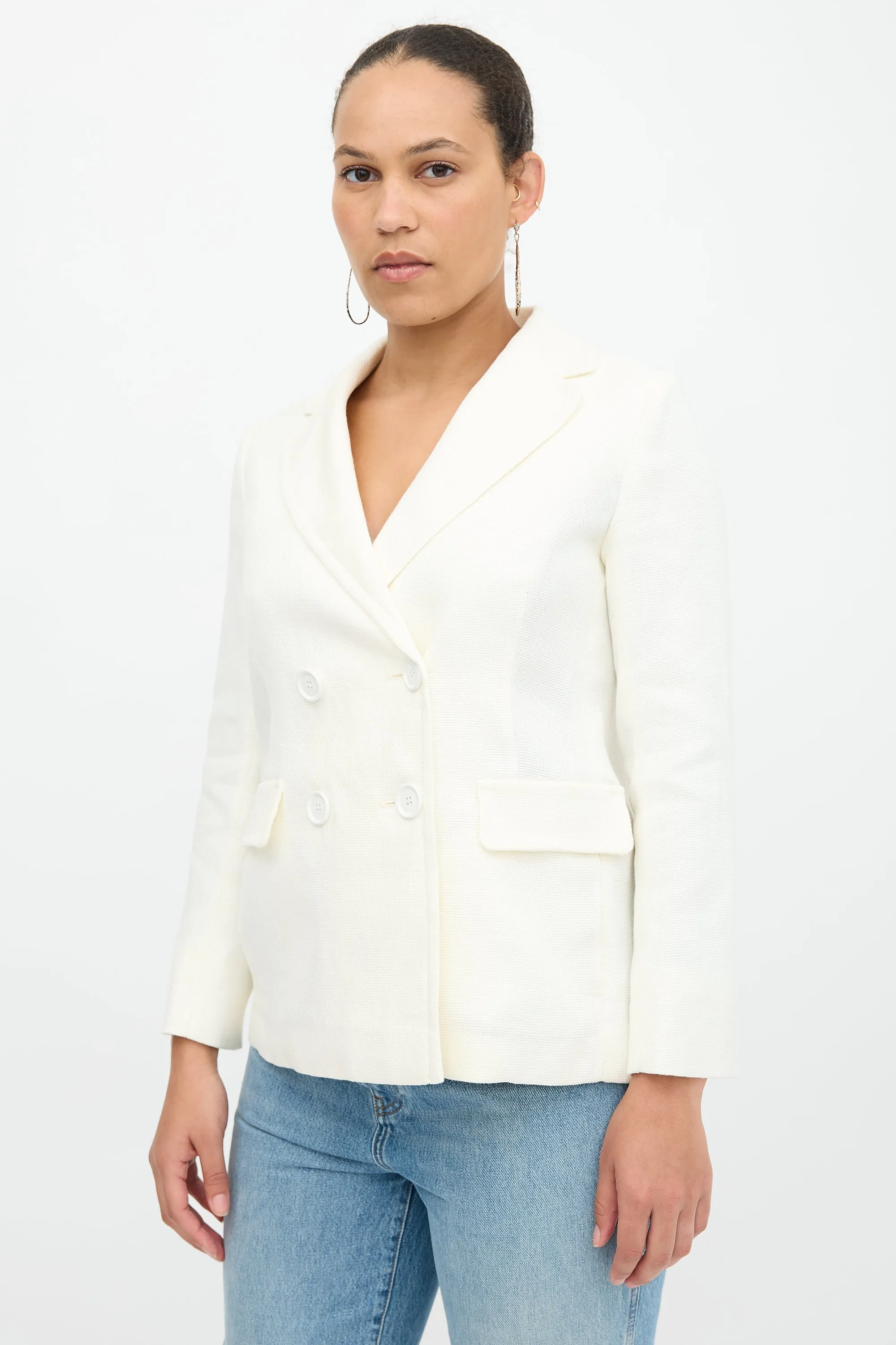 S Linen Gioia Blazer sold by VSP Consignment product image thumbnail 3